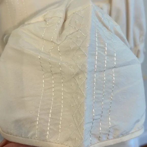 Pure Silk Traditional Classic Heirloom Baptism Christening Outfit New with Tags - Picture 6 of 11